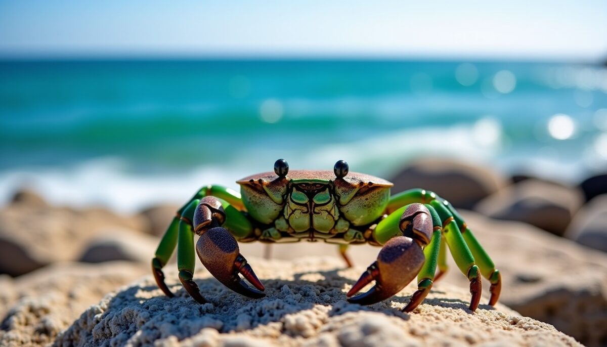 Favouille, le crabe vert : découvrez tout sur ce crustacé emblématique de la Méditerranée Favouille, le crabe vert : découvrez tout sur ce crustacé emblématique de la Méditerranée