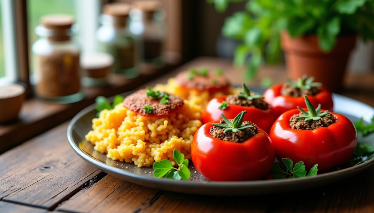 Tomates Farcies et Riz Gratiné : Une Recette Simple et Délicieuse à Déguster Tomates Farcies et Riz Gratiné : Une Recette Simple et Délicieuse à Déguster