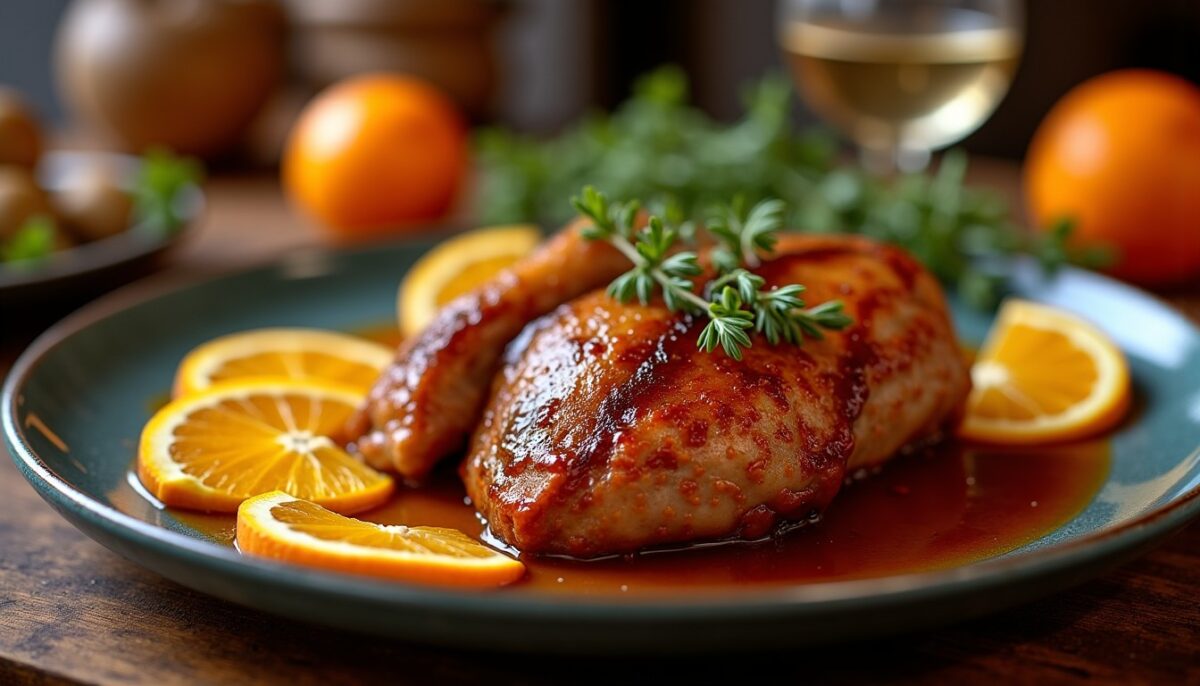 Délice Express : Canard à l’Orange en Cocotte, Simple et Savoureux Délice Express : Canard à l’Orange en Cocotte, Simple et Savoureux