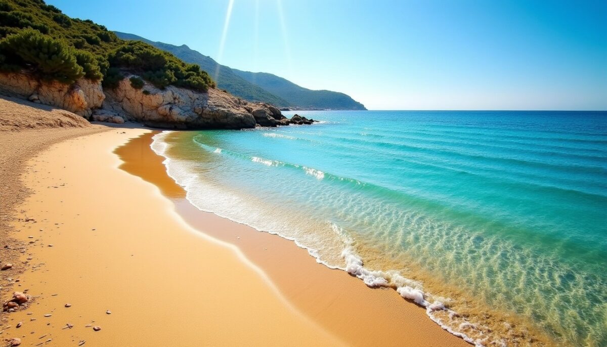 Grand Sperone en Corse : un paradis de sable doré et d'eaux limpides