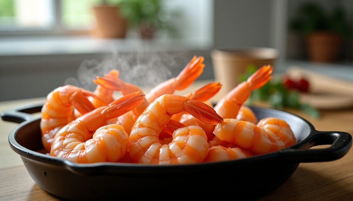 Cuisson des crevettes crues : astuces express pour une cuisson parfaite à chaque fois