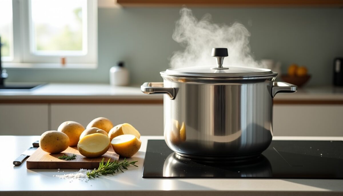 Cuisson rapide des pommes de terre en cocotte minute : astuces et temps parfaits